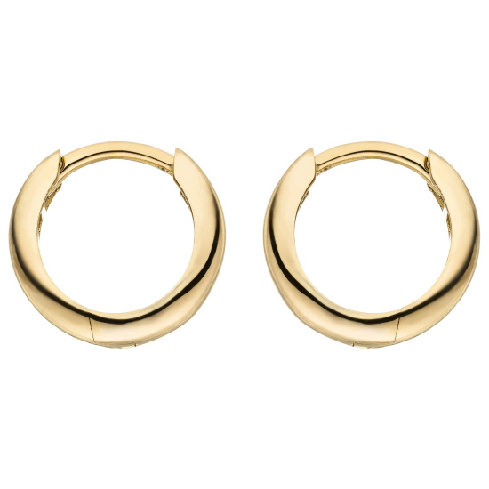 Creolen 333 Gold Gelbgold Ohrringe Goldcreolen Goldohrringe