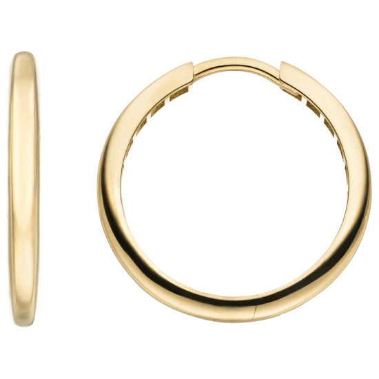 Creolen 333 Gold Gelbgold Ohrringe Goldcreolen Goldohrringe