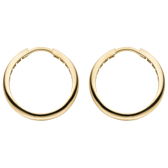 Creolen 333 Gold Gelbgold Ohrringe Goldcreolen Goldohrringe