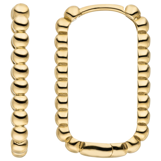 Creolen 333 Gold Gelbgold Ohrringe Goldcreolen Goldohrringe