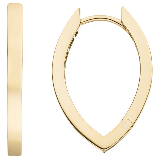 Creolen 333 Gold Gelbgold Ohrringe Goldcreolen Goldohrringe