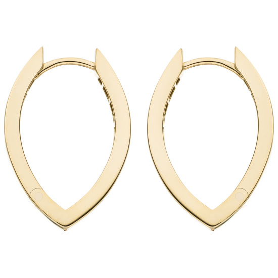 Creolen 333 Gold Gelbgold Ohrringe Goldcreolen Goldohrringe