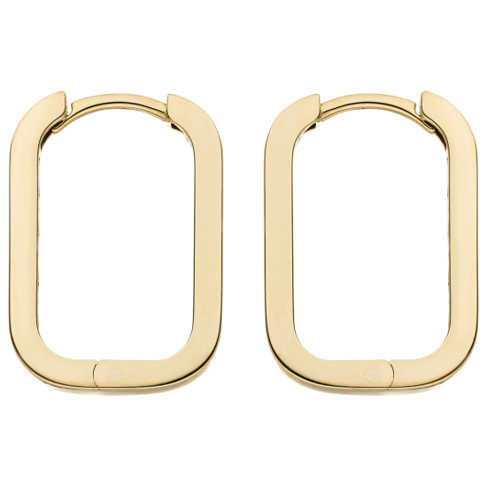 Creolen 333 Gold Gelbgold Ohrringe Goldcreolen Goldohrringe