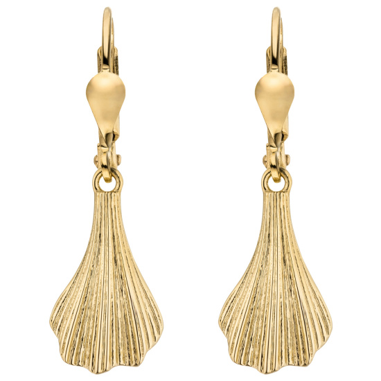 Ohrhänger 333 Gold Gelbgold Ohrringe Boutons Goldohrringe