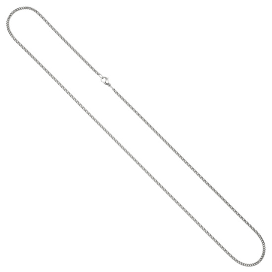 Panzerkette Edelstahl 45 cm Kette Halskette Karabiner