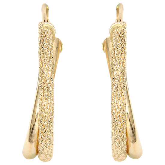 Creolen 585 Gold Gelbgold Ohrringe Goldcreolen Goldohrringe