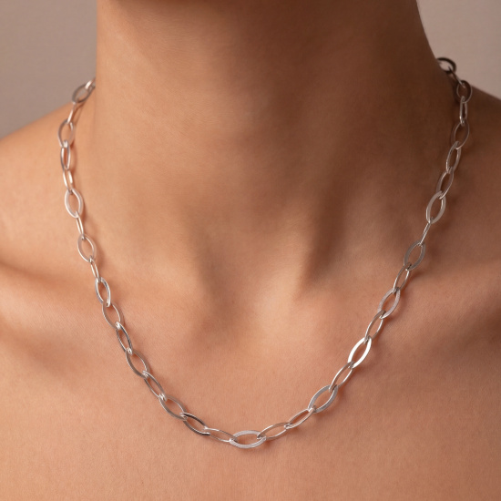 Collier 925 Sterling Silber 45 cm Silberkette