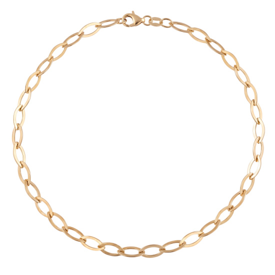 Collier 925 Sterling Silber vergoldet 45 cm