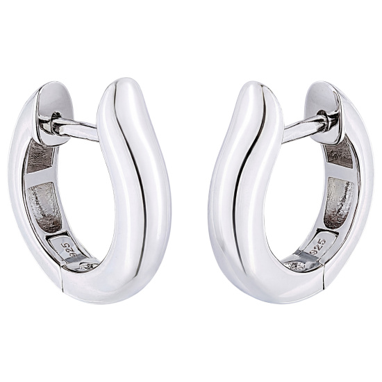 Creolen 925 Sterling Silber Ohrringe