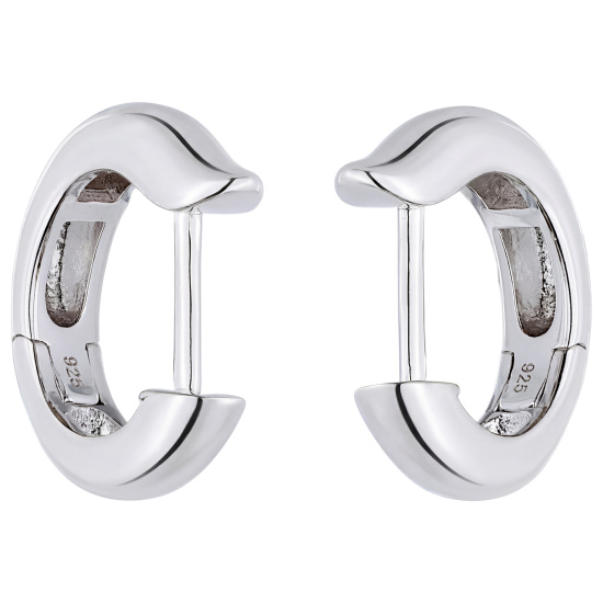 Creolen 925 Sterling Silber Ohrringe