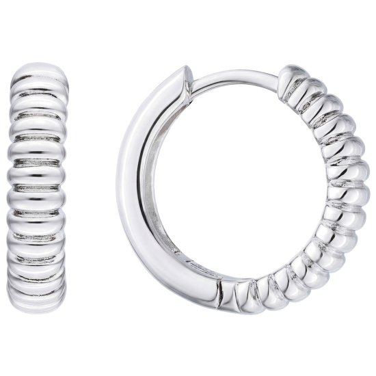 Creolen 925 Sterling Silber Ohrringe
