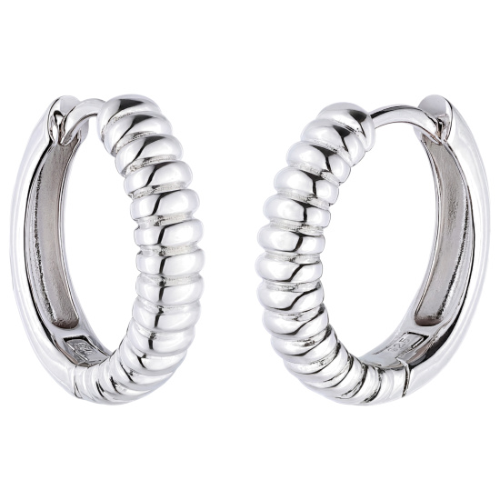 Creolen 925 Sterling Silber Ohrringe