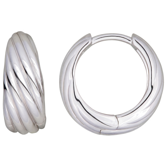 Creolen 925 Sterling Silber Ohrringe