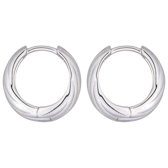 Creolen 925 Sterling Silber Ohrringe