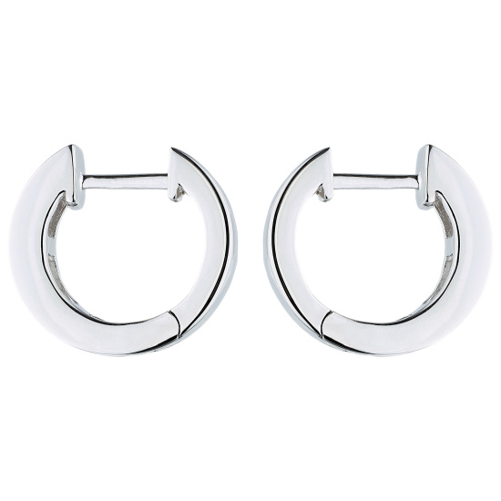 Creolen 925 Sterling Silber 16 Zirkonia Ohrringe