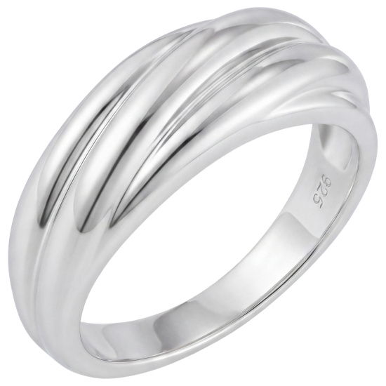Damen Ring breit 925 Sterling Silber Silberring