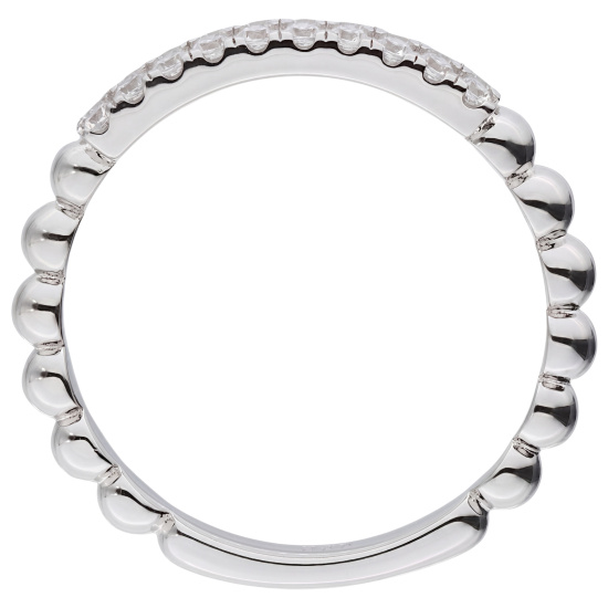 Damen Ring 925 Sterling Silber 20 Zirkonia Silberring