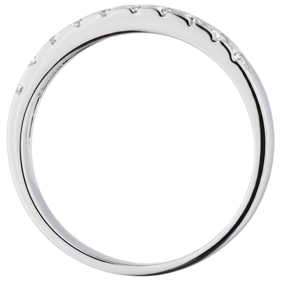 Damen Ring 925 Sterling Silber 20 Zirkonia Silberring