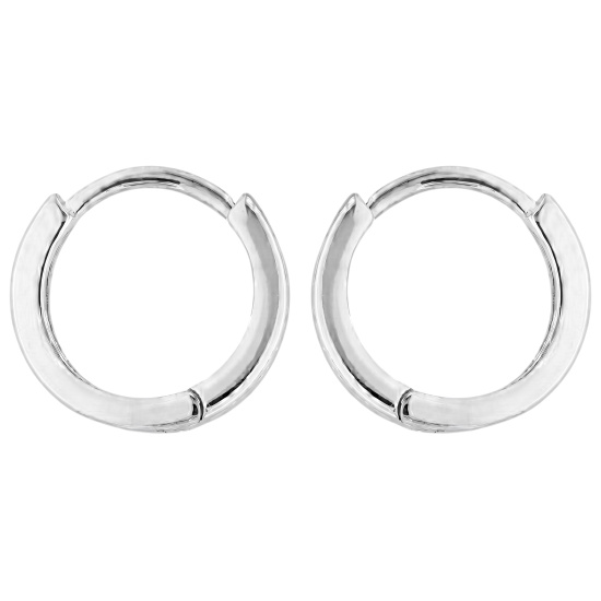 Creolen Pfote 925 Silber 34 Zirkonia Silberohrringe