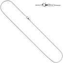 Schlangenkette 925 Sterling Silber 1,3 mm 40 cm Halskette Kette Silberkette Karabiner