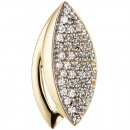 Anhänger 333 Gold Gelbgold mit 38 Zirkonia Goldanhänger