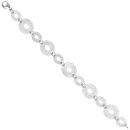Armband 925 Sterling Silber mit Struktur 20 cm Silberarmband