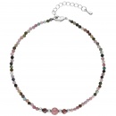 Fußkettchen Fußkette Turmalin mit Hämatin 26 cm