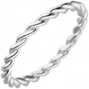 Damen Ring geflochten 925 Sterling Silber Silberring