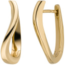Creolen 585 Gold Gelbgold Ohrringe