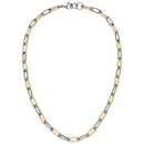Collier Halskette Edelstahl bicolor beschichtet 47 cm