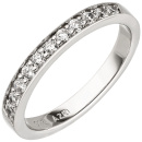 Damen Ring 925 Sterling Silber 11 Zirkonia