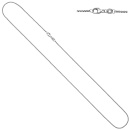 Doppel-Ankerkette 950 Platin 0,9 mm 45 cm Karabiner