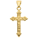 Anhänger Kreuz 333 Gold Gelbgold Kreuzanhänger