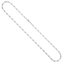 Halskette Kette 925 Sterling Silber 45 cm Silberkette Karabiner