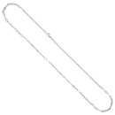Halskette Kette 925 Sterling Silber 45 cm Silberkette Karabiner