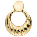 Anhänger 333 Gold Gelbgold mattiert diamantiert Goldanhänger