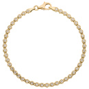 Armband 333 Gold Gelbgold 45 Zirkonia 19 cm Goldarmband