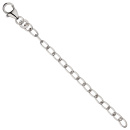 Verlängerungskette 333 Weißgold 7 cm Karabiner
